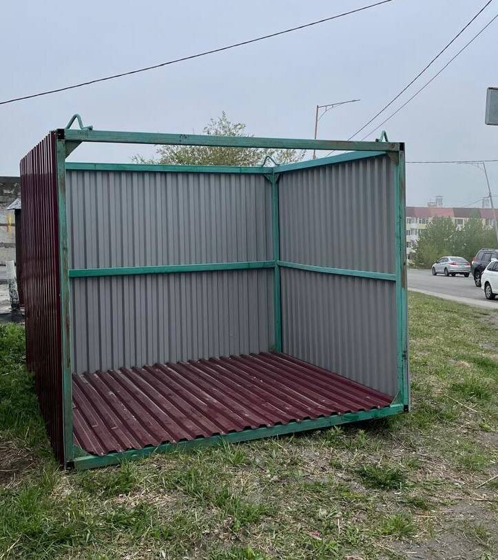Фото: Контейнер для покрышек в Петропавловске-Камчатском / Администрация ПКГО