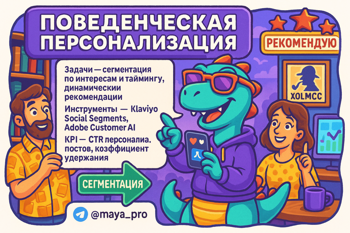    Похоже, вы еще не знаете, как поведенческая персонализация превратила скучные маркетинговые стратегии в настоящую магию продаж! Артур Хорошев