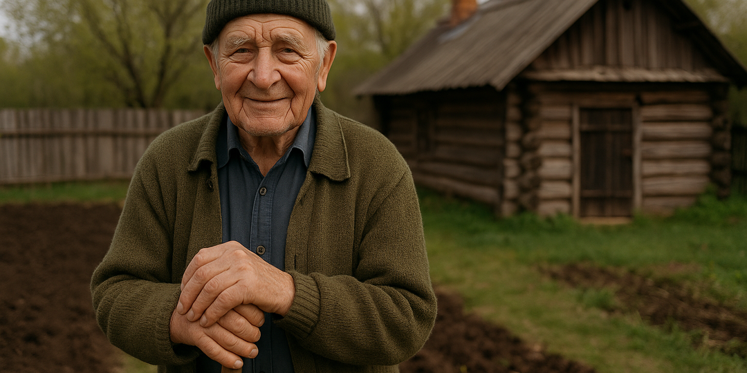Ему 91, а он копает огород и парится в бане каждую неделю. Что делает крепкий дед — и чего не делает вообще