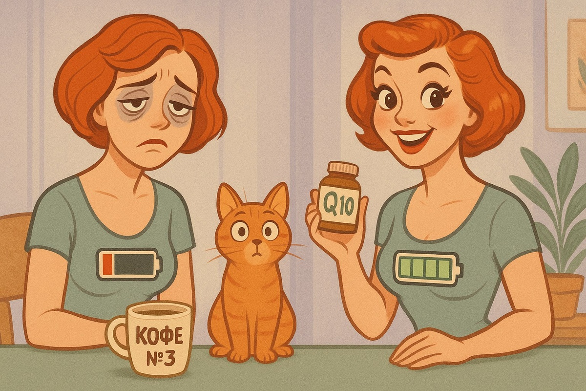 Как коэнзим Q10 влияет на энергию, молодость, сосуды.