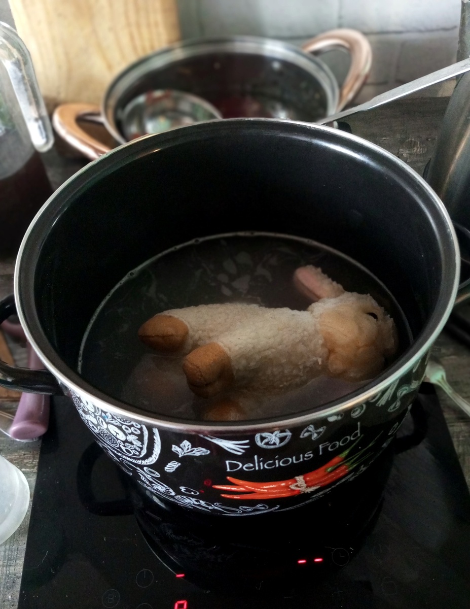 Вот суп из молодого барашка) 