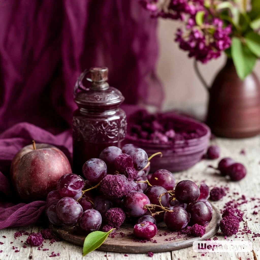 Цвет настроения – сливовый.