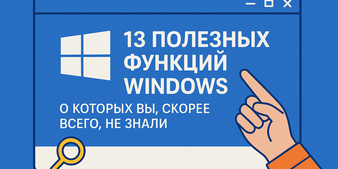 13 полезных функций Windows, о которых вы, скорее всего, не знали