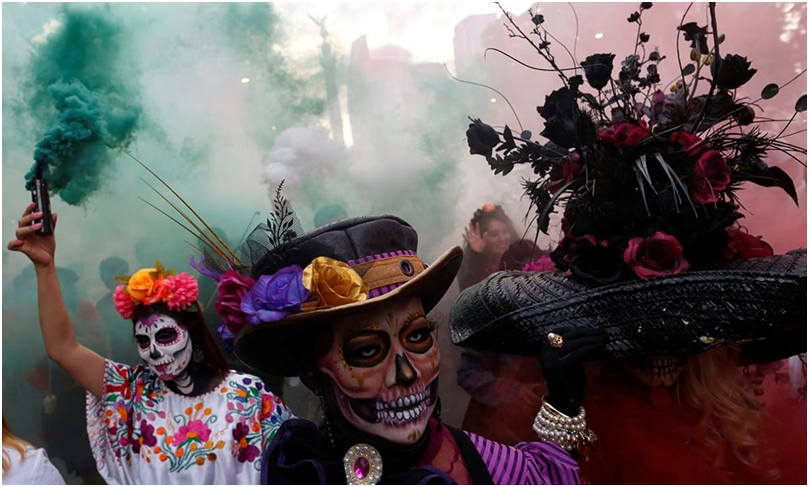 Día de los Muertos (День мёртвых). Изображение имеется в свободном доступе.