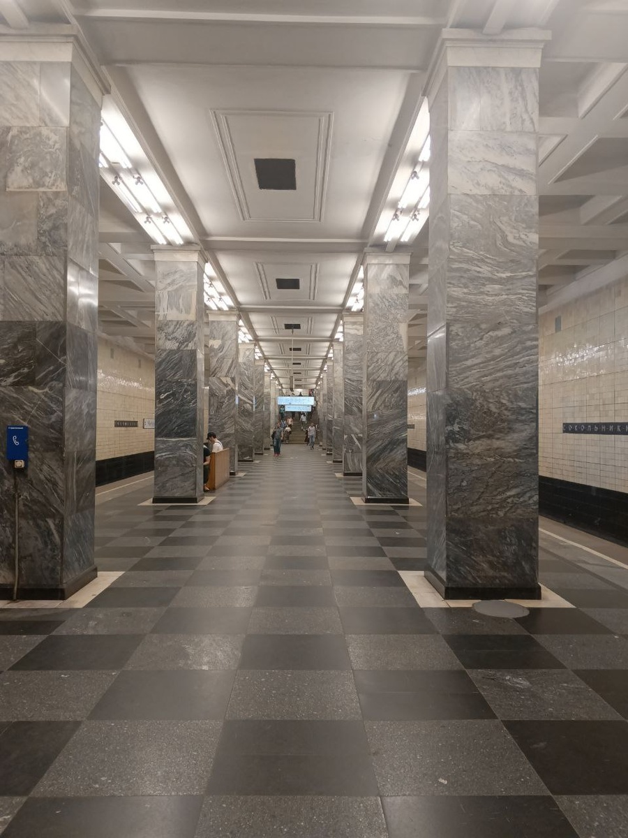 Станция "Сокольники". Фото автора. Май 2025 г.