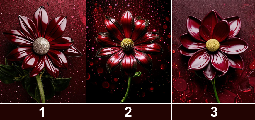 Выберите цветок