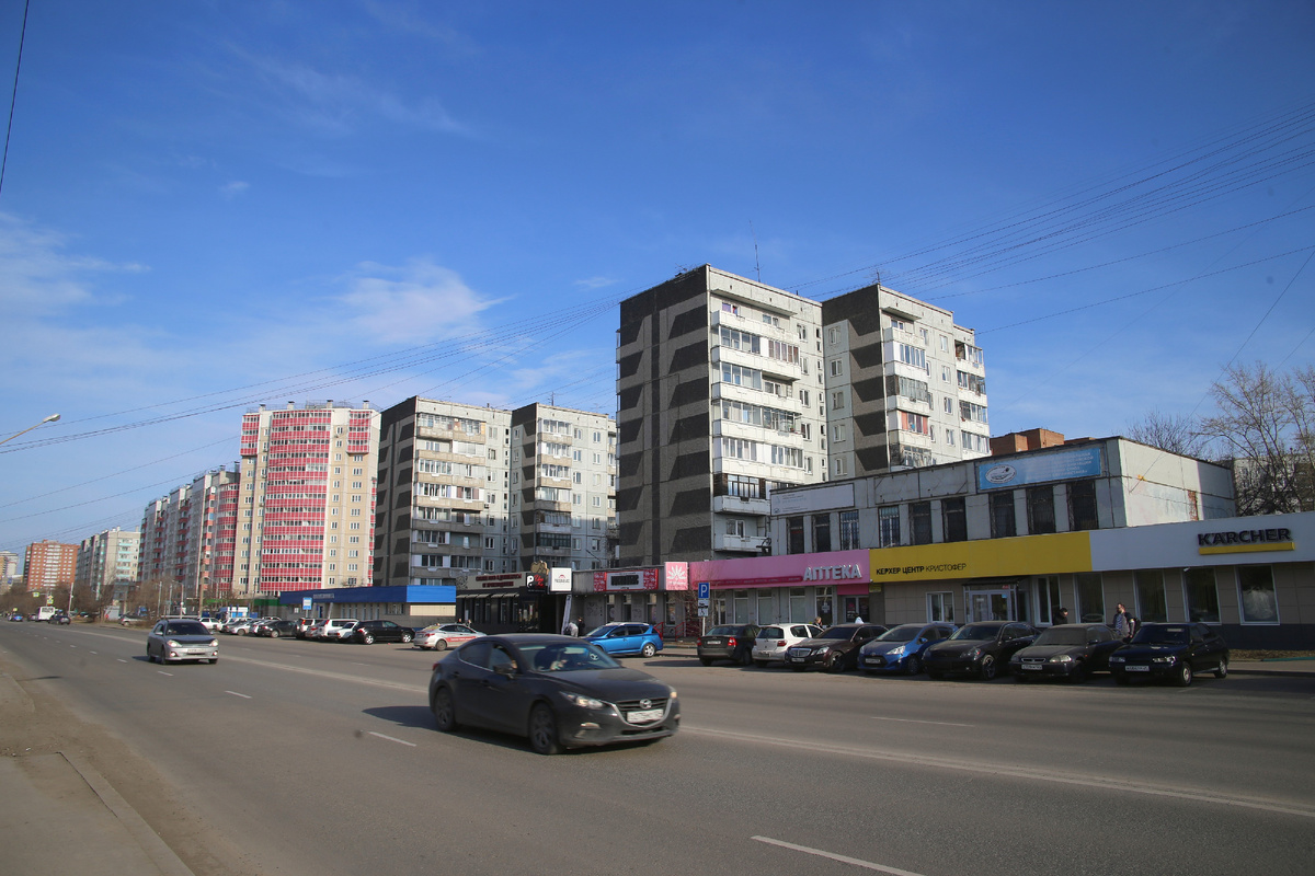 Микрорайон Пашенный в Красноярске, где последний раз видели пропавшую. Фото: ИВАНОВА Диана