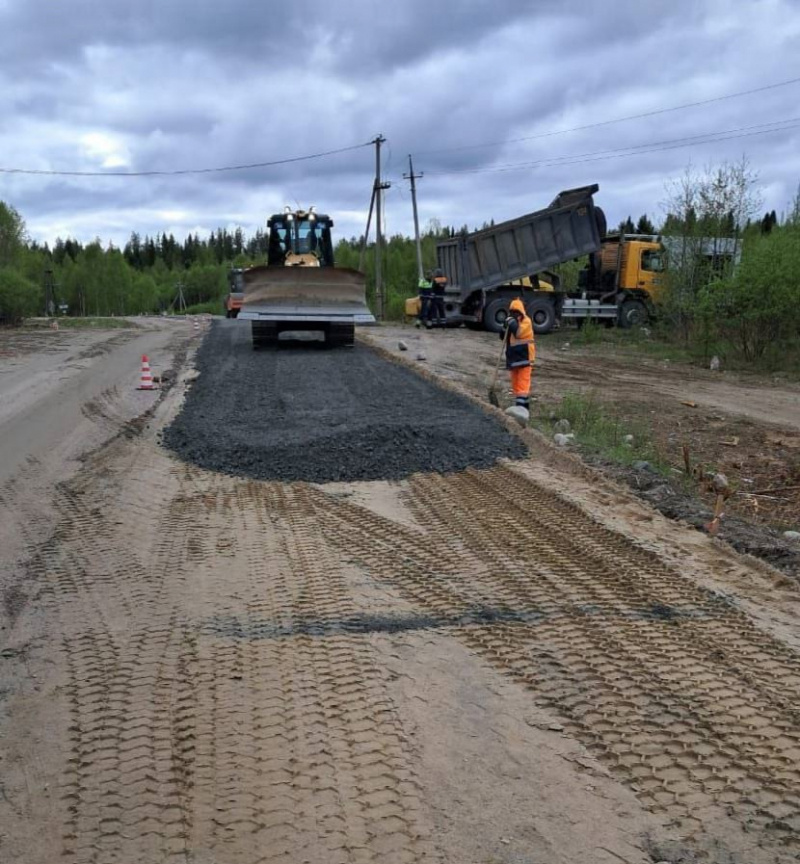    Ремонт трассы от Калевалы к Костомукше начался в КарелииАртур Парфенчиков / ВК
