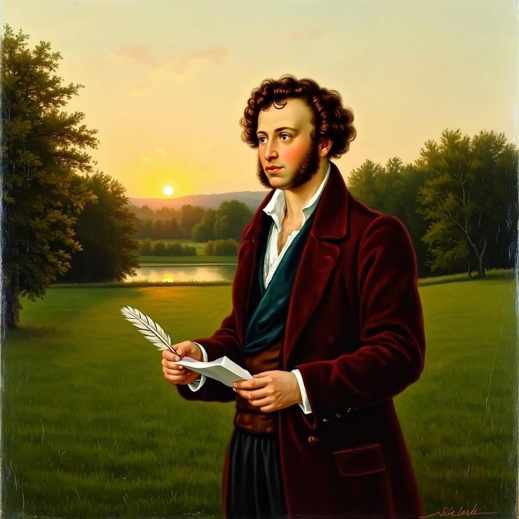 Пушкин А.С. вдали от городской суеты