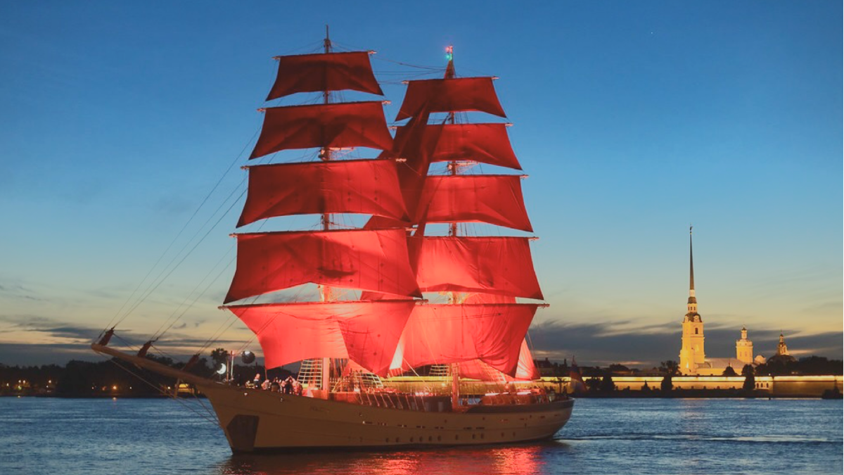 Фото праздника Алые Паруса, Санкт-Петербург, Россия