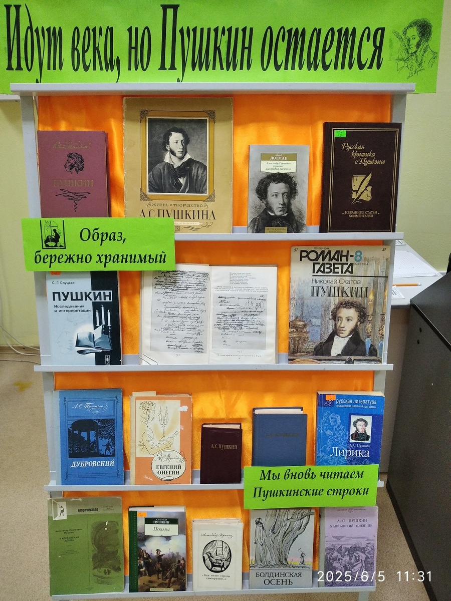 Выставка в нашей библиотеке (моя фотография)