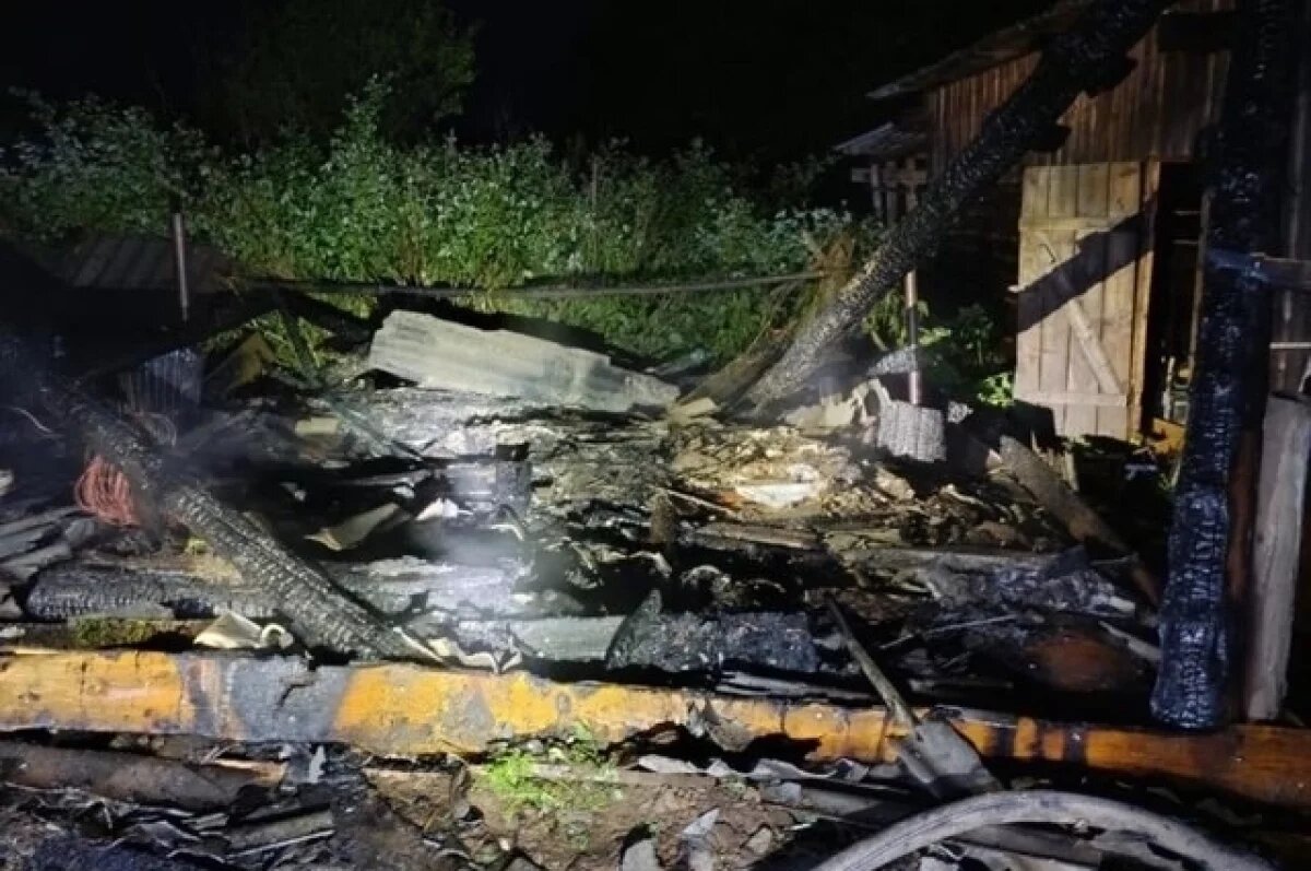    Оставленная в сарае зола чуть не спалила дом в Удмуртии