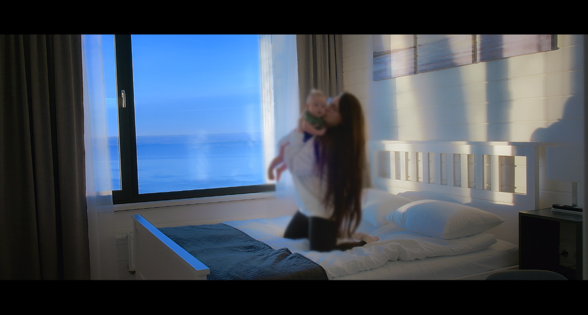 Футаж с выполненной цветокоррекцией