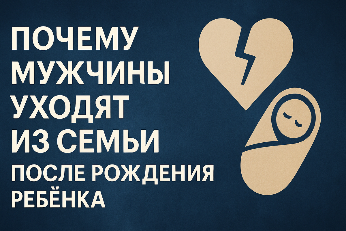 Почему мужчина уходит из семьи именно тогда когда рождается ребёнок