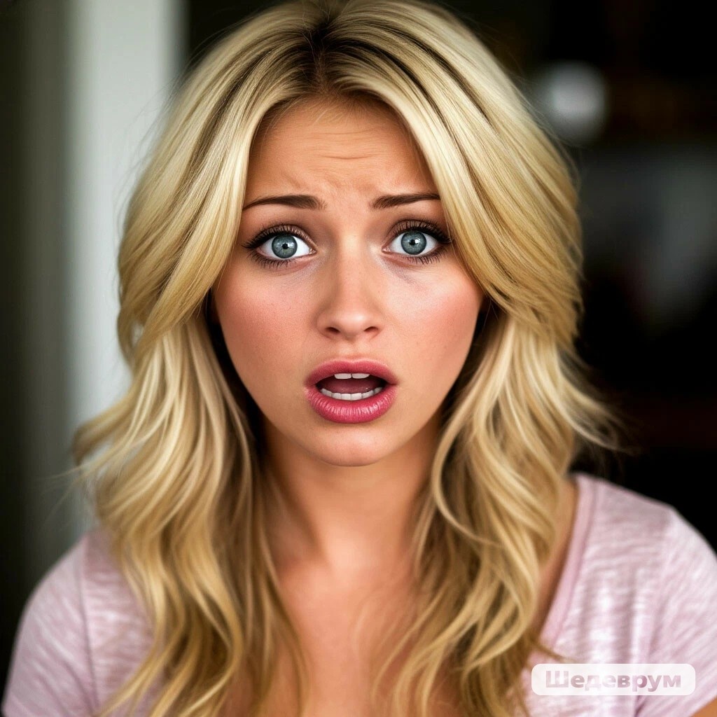 Создано с помощью Шедеврум. Так он видит меня, глупую блондинку.,