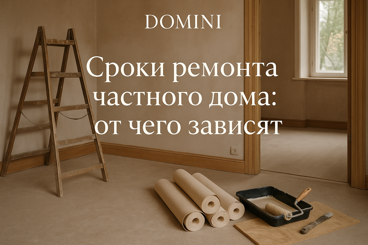    Сколько времени займет ремонт вашего дома в Москве?