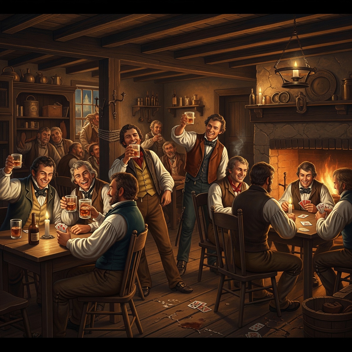 Трактир в 1830-х годах