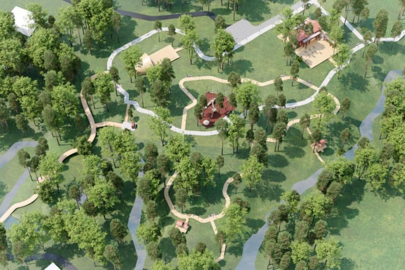    Парфенчиков проверил, как в Лахденпохье благоустраивают парк за 70 млн рублейПравительство Карелии