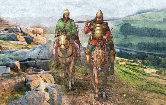 Предполагаемое изображение киммерийских воинов. Изображение из открытых источников