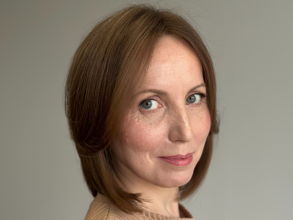 каре с чёлкой-шторкой от стилиста парикмахера