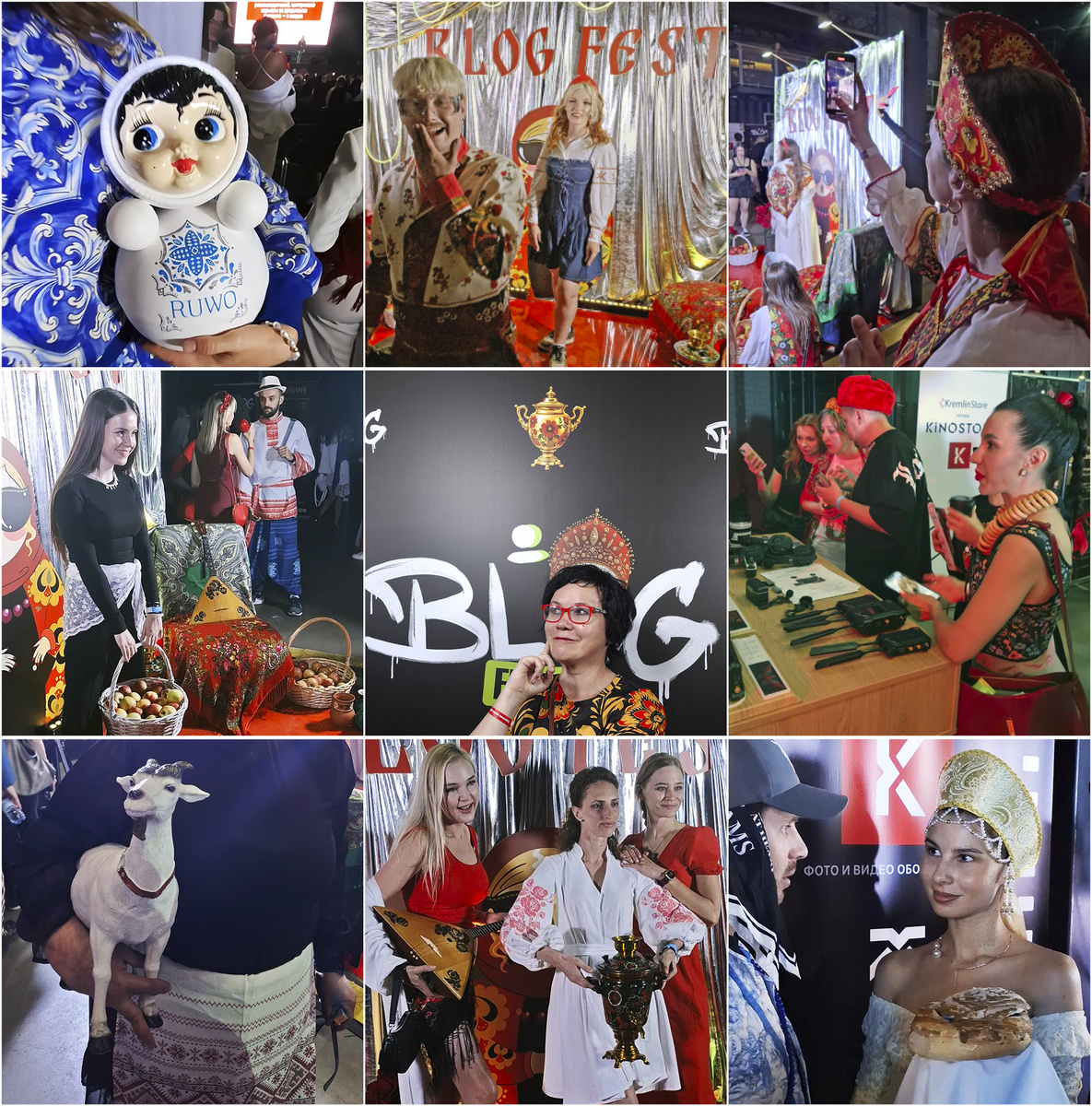 Фестиваль в русско-народном стиле. Фото автора.