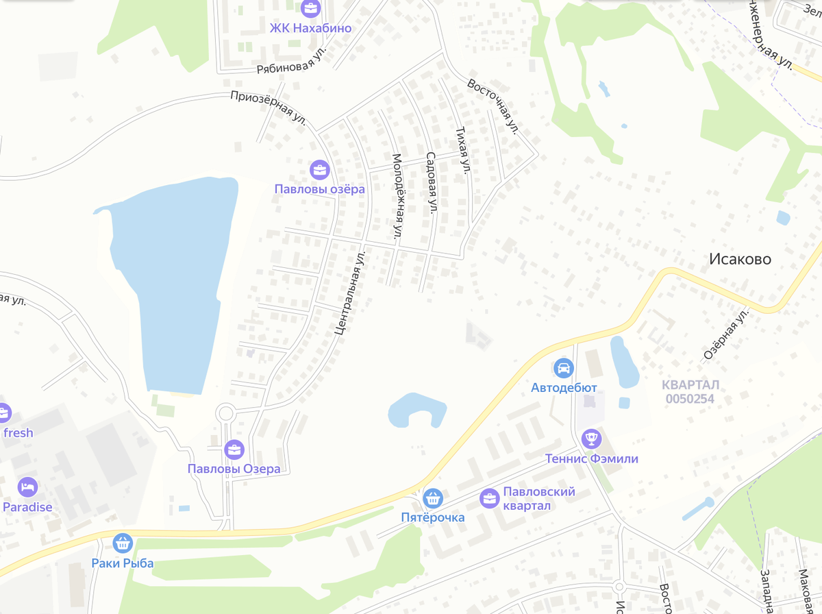 Место проведения — скриншот с сервиса Яндекс.Карты от 6 июня 2025 года