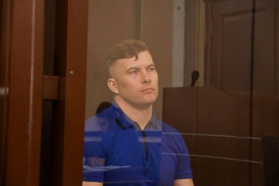    Антон Шеломенцев в суде. Источник: Виталий Барабаш