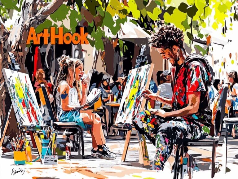    Выездной мастер-класс по живописи: создайте уникальные картины на вашем празднике и раскройте творческий потенциал! Art-Hook.Ru