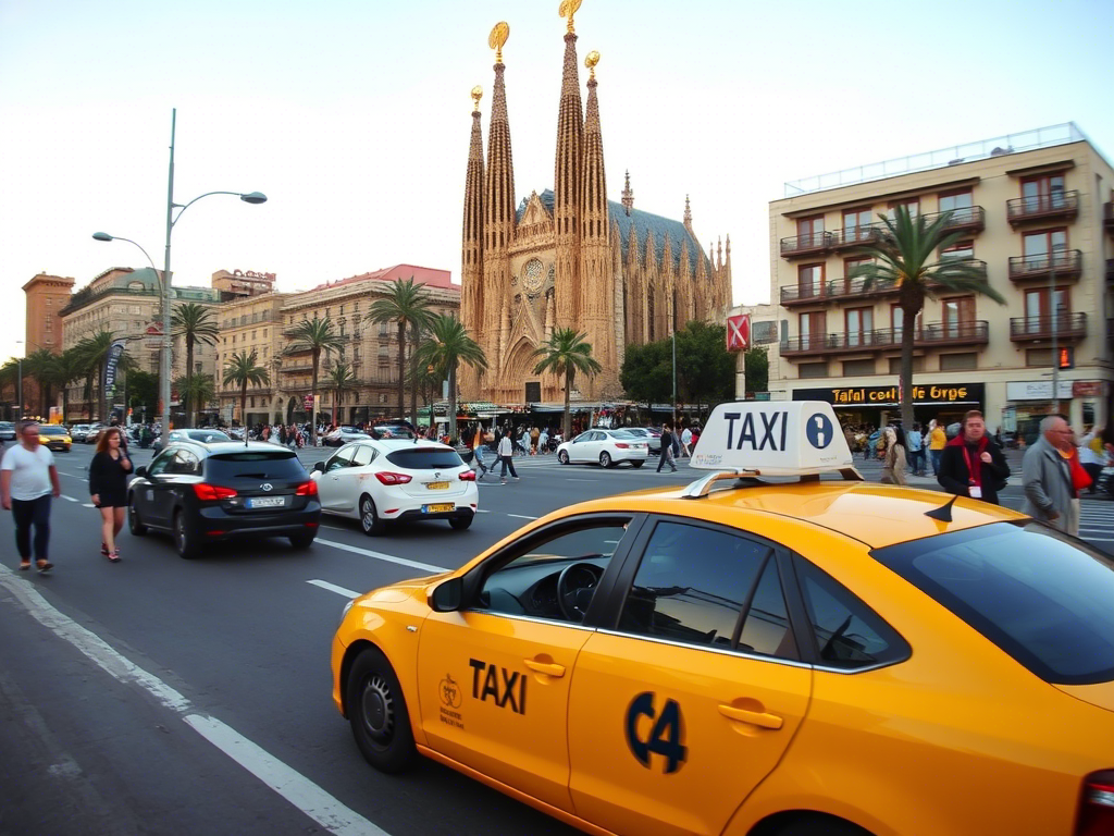 Такси в Барселоне