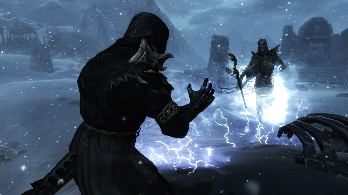 Скриншот из игры "Skyrim"