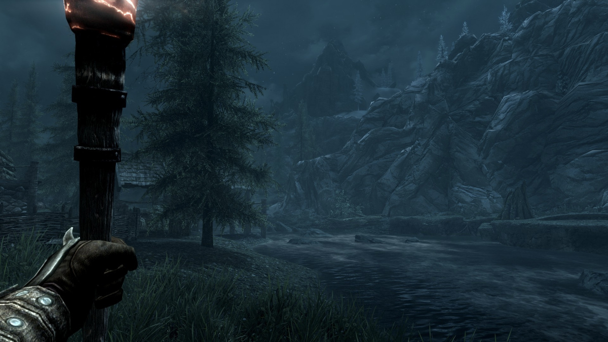 Скриншот из игры "Skyrim"