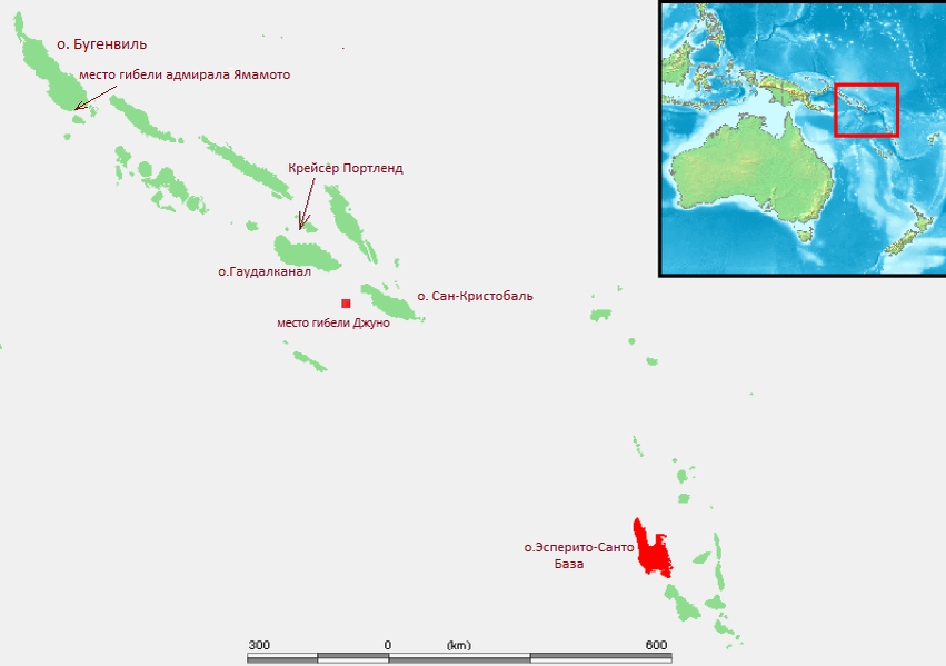 Соломоновы острова. Место действия. Кликабельно