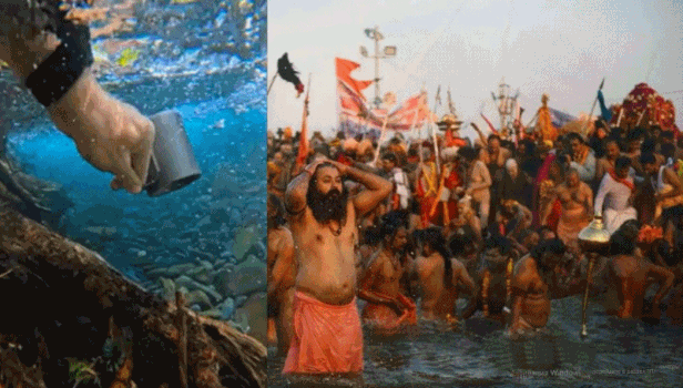 Конечно никто эту воду не очищал  и не кипятил.