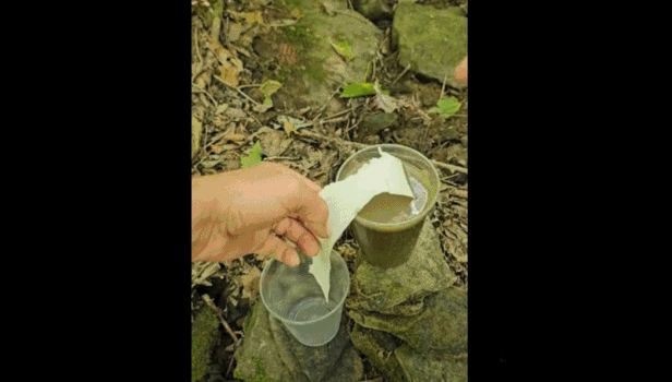 Кипячение на  походном костре 