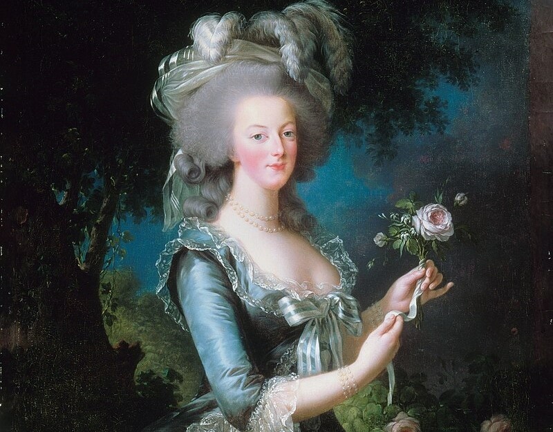 Мария-Антуанетта с розой, Элизабет Виже-Лебрен, 1783 / Википедия 