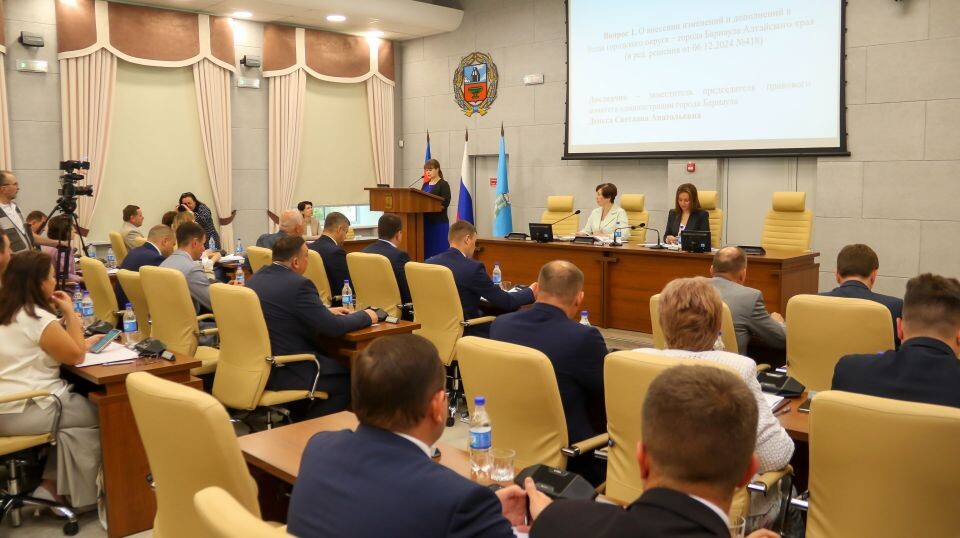    Заседание Барнаульской городской Думы. Источник: Виталий Барабаш/"Толк"