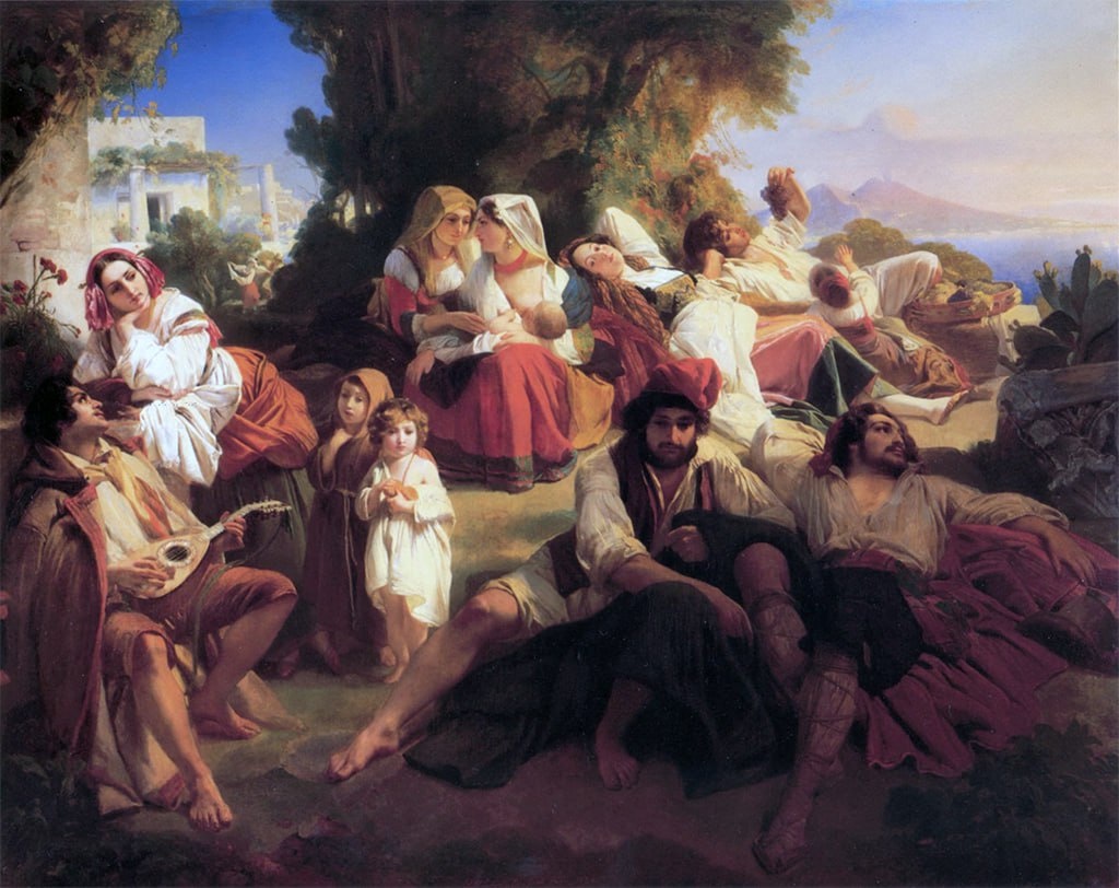 Франц Ксавьер Винтерхальтер. Dolce Far Niente, 1836