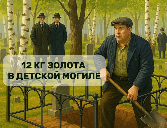 Превратил могилу дочери в банковский сейф. Советский директор прятал миллионы среди мертвых