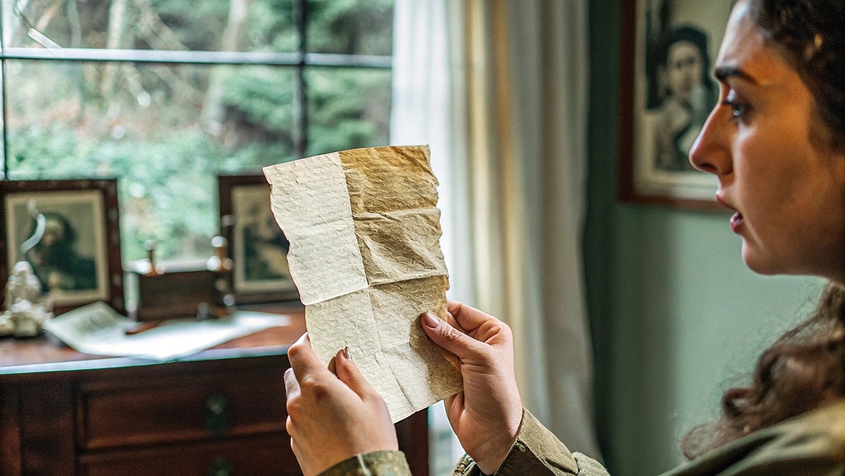 Елена думала, что знает свою семью, пока не нашла письмо в отцовском пальто.