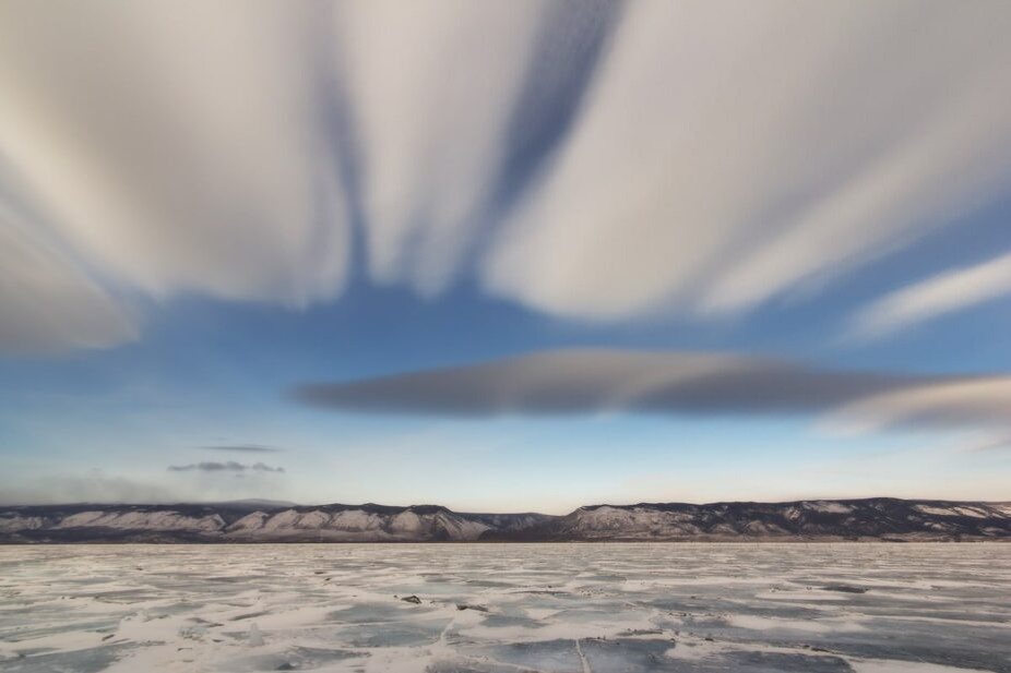 Рисунки ветра на небе, фото Алексей Трофимов