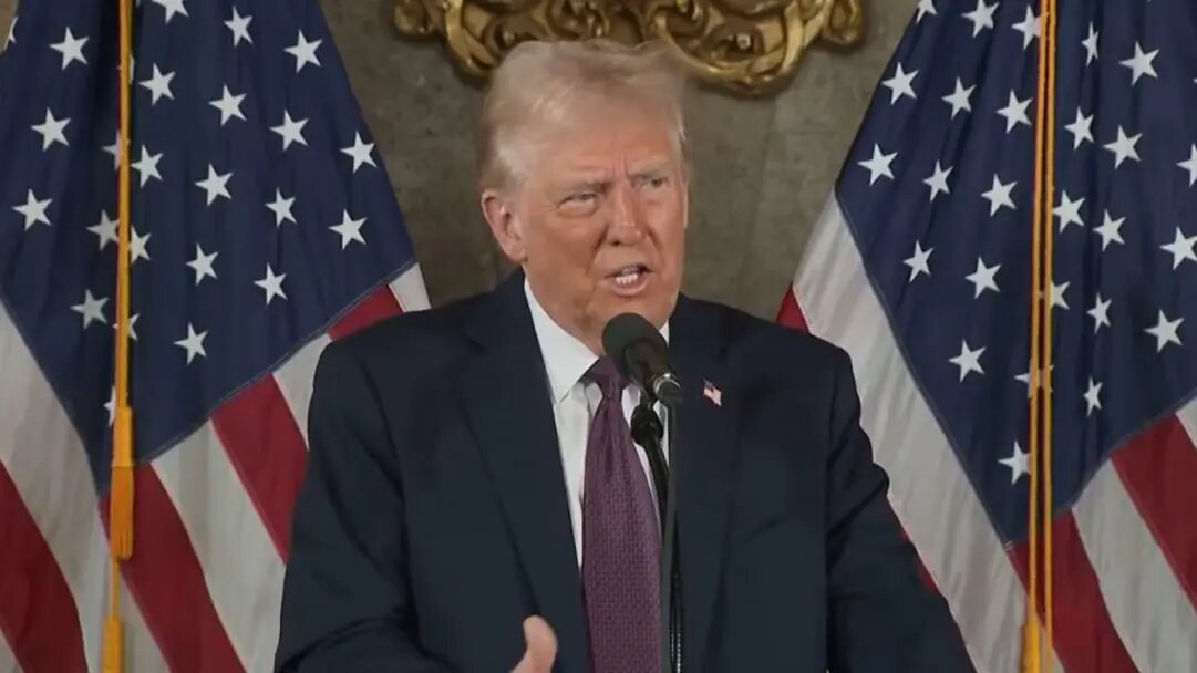    Дональд Трамп. Фото: скрин из видео пресс-конференции