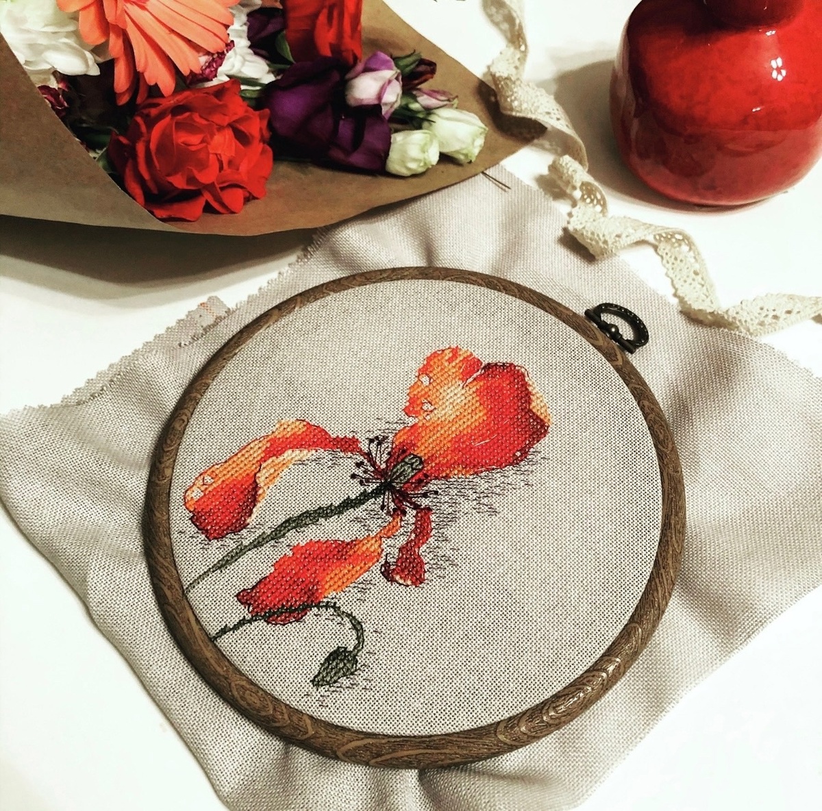 Мак из серии Вечная красота - моя работа