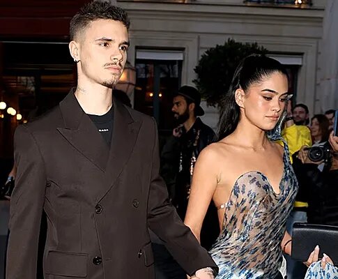    Ромео Бекхэм и Ким Тернбулл. Фото: соцсети