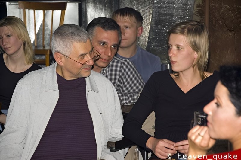 Глеб Павловский и юная Марина Литвинович