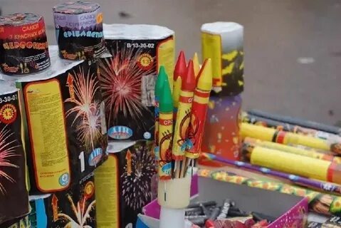 Пиротехника может быть самая разная