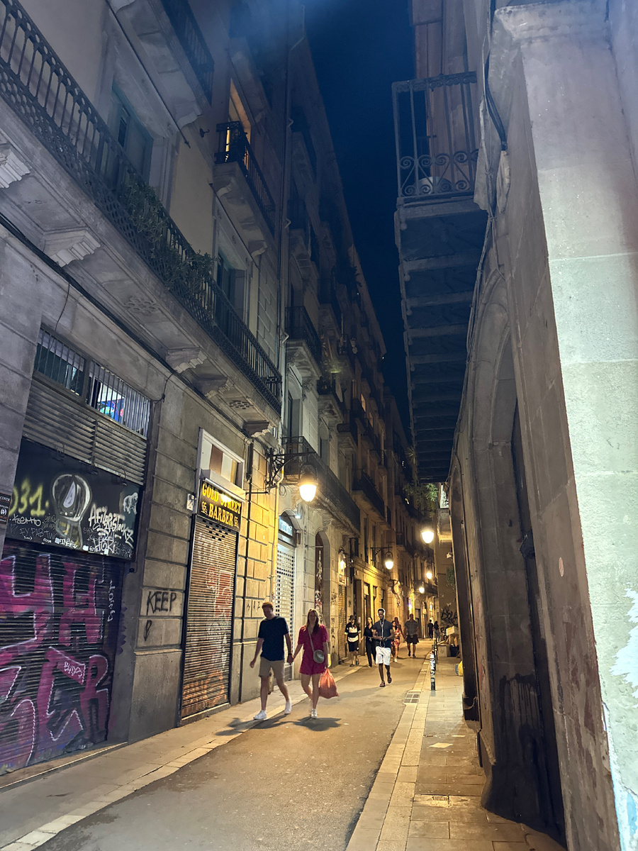 Готический квартал в Барселоне