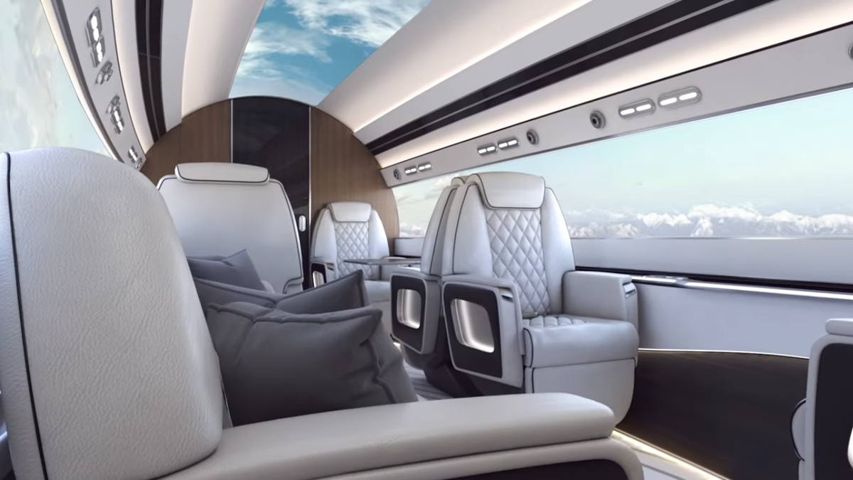    Phantom 3500: уникальный бизнес-джет без иллюминаторов