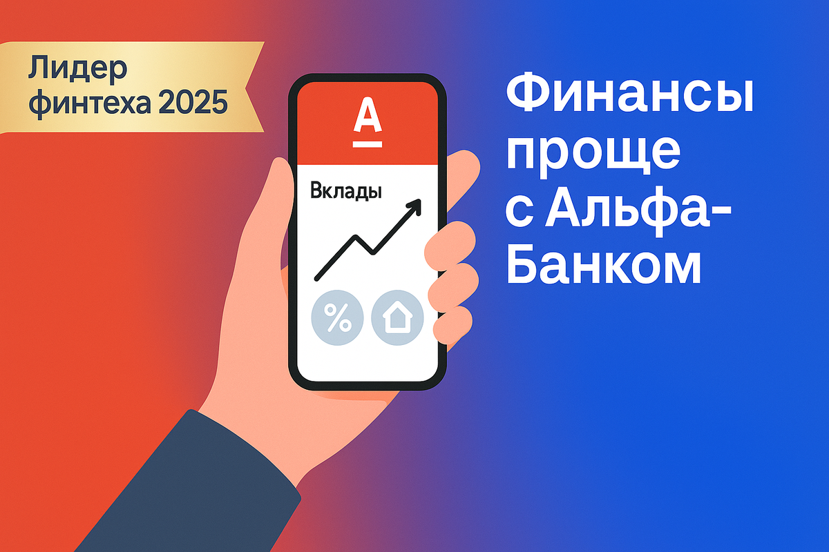 Альфа-Банк предлагает вклады до 30%, кэшбэк до 15% и ипотеку с господдержкой. Узнайте, как лидер финтеха помогает управлять деньгами с умом.
