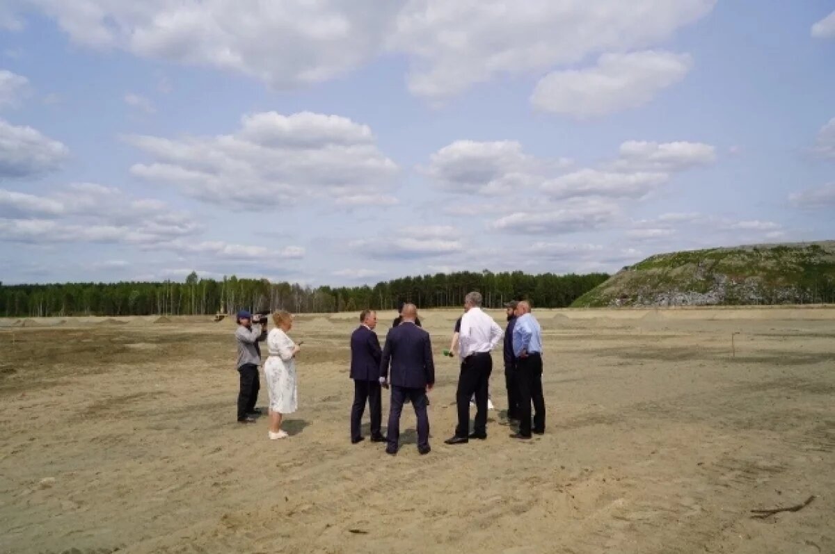    Александр Богомаз проинспектировал строительство полигона ТКО под Брянском