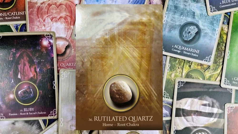 Рутиловый кварц. Photo «Eternal Crystals Oracle» Jade-Sky